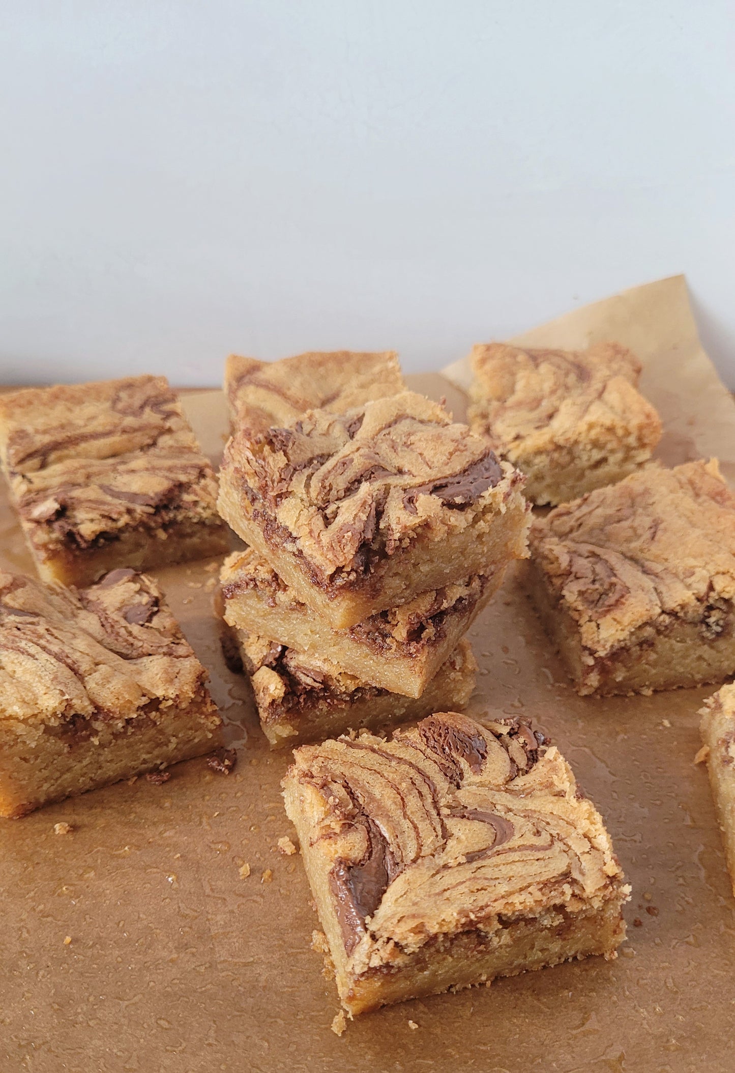 Chocolate Hazelnut Blondie